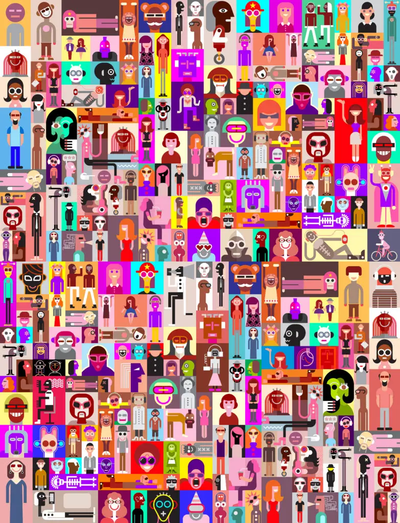 2025 Facebook Posting Trends: What You Need to Know to Stay Ahead 1 large set of people portraits